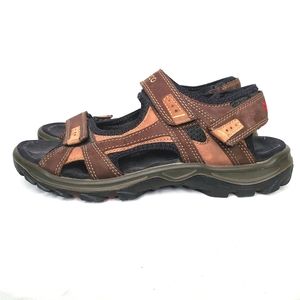 27) ECCO Hiking Sandals Anatomical Wave Footbed Sz. 43 US 10